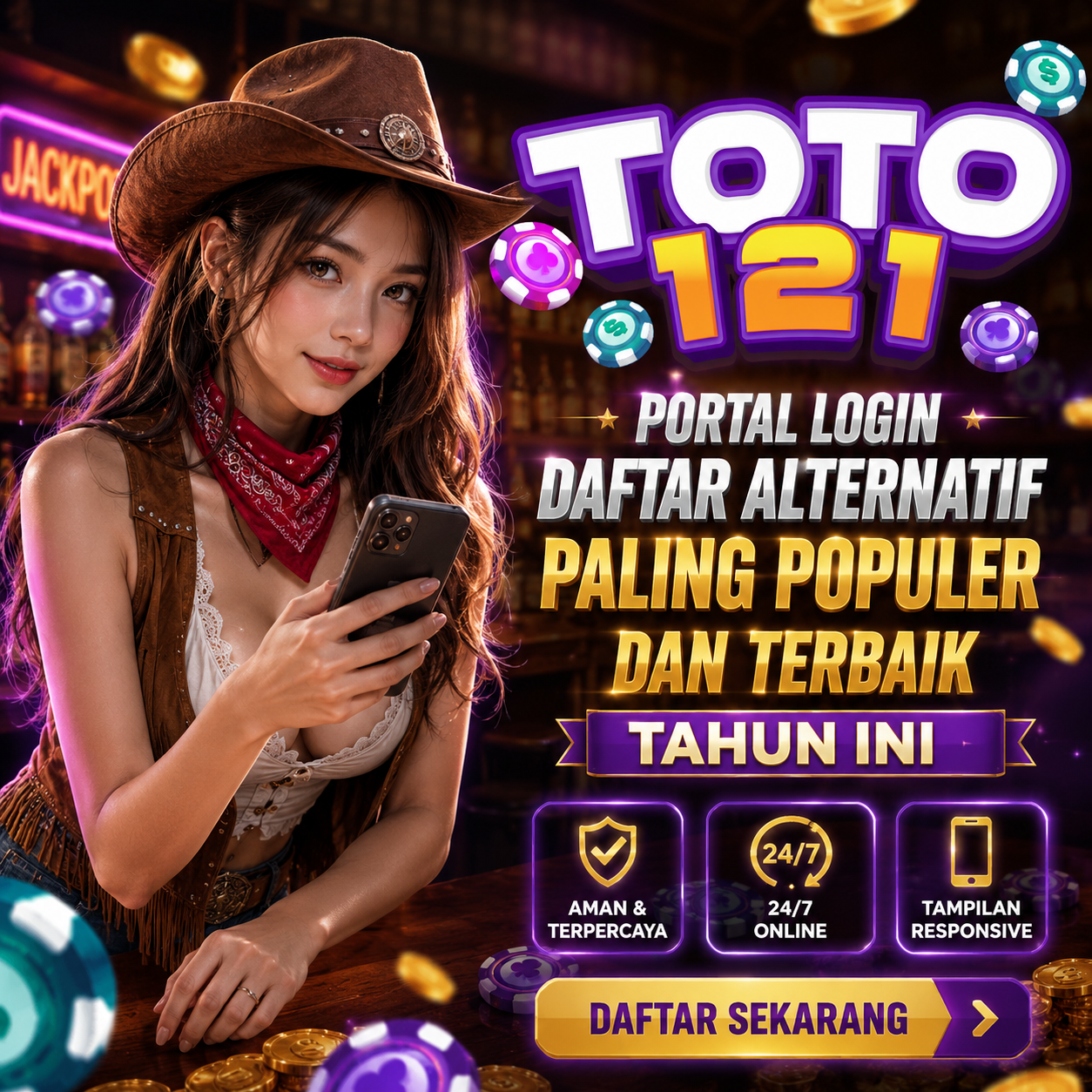 TOTO121 Portal Login Daftar Alternatif Paling Populer dan Terbaik Tahun Ini